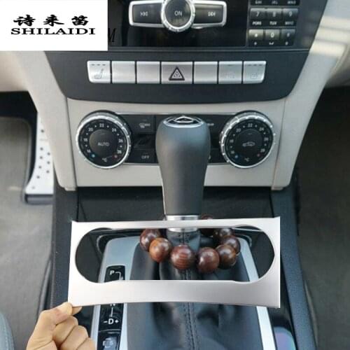 Auto accessories Air Conditioning Outlet control Cover Sticker Trim car interior For mercedes W204 C Class 2011-2013 Car Styling
