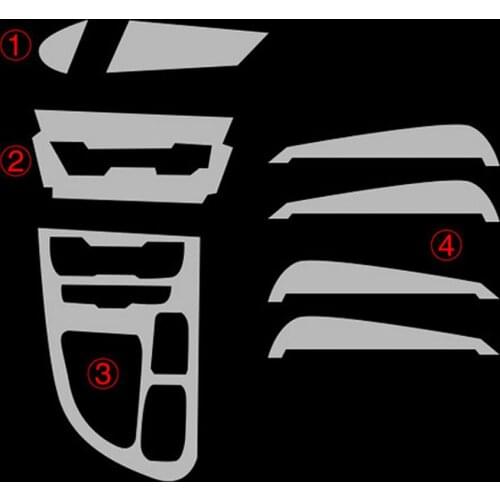 Car-Styling New Car Interior Trim Dashboard Clear Paint Protective Film Stickers for BMW 2 Series Touring