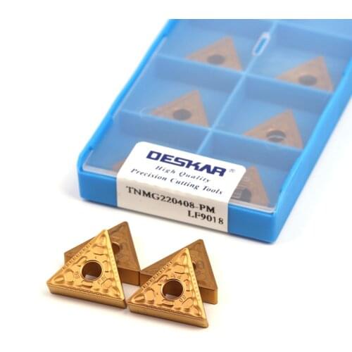 DESKAR TNMG220408 PM LF9018 TNMG220412 PM LF9018 Full inventory of high-quality CNC turning tools carbide inserts