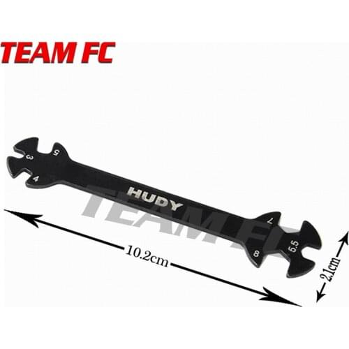 HUDY Special Tool Wrench For Turnbuckles & Nuts DY181090 3 4 5 5.5 7 8MM For 1/5 1/8 1/10 M3 M4 M5.5 M7 M8 Nut Screw RC Car
