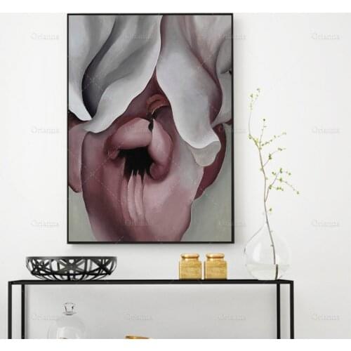 Georgia O’Keeffe Art, Black Iris, Abstract Art, Modern art, O'keeffe print - Housewarming Gift Idea - Wall Art Poster Print