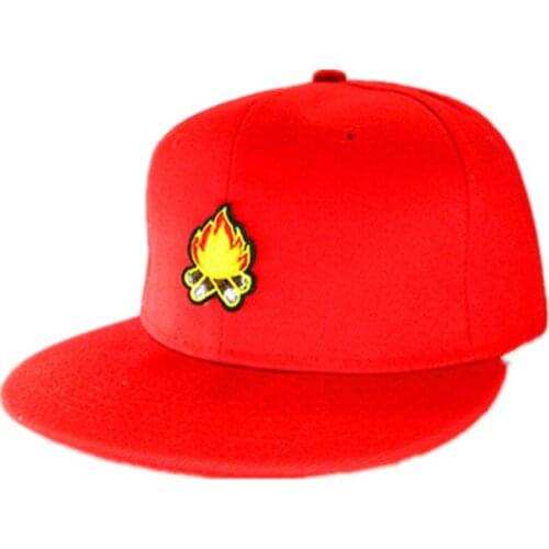Fire Embroidery Cotton Baseball Cap Hip-hop Cap Adjustable Snapback Hats for Men and Women 29