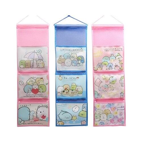 IVYYE Sumikko Gurashi 88412 Anime Hanging Organizers Wall Door Home Storage Bag Cartoon Pocket Bedroom Bathroom Wardrobe NEW