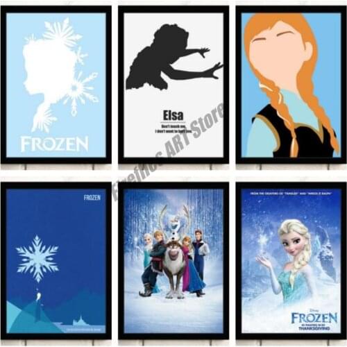 Disney Frozen 2 Princess Aisha Canvas Painting Wall Art Nordic Posters and Prints Room Decoration Pictures for Living Home Decor