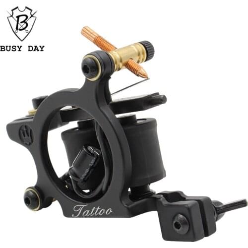 Coil Tattoo Machine Gun shader Permanent Makeup 10Wraps Coil Hand madeTattoo Gun Professional Tattoo Machine for Tattoo Body Art