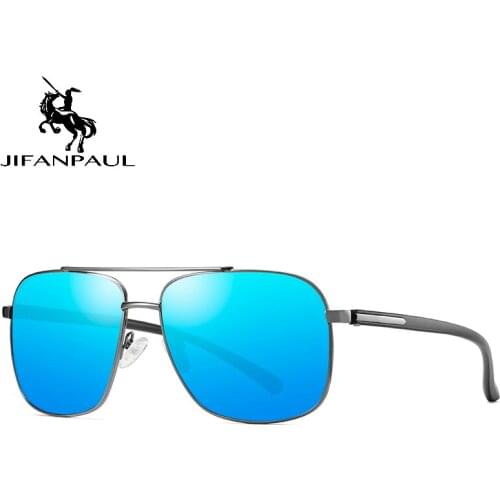 JIFANPAUL Women Men Vintage Aluminum Polarized Sunglasses Classic Brand Sun glasses Coating Lens Driving Eyewear For Men