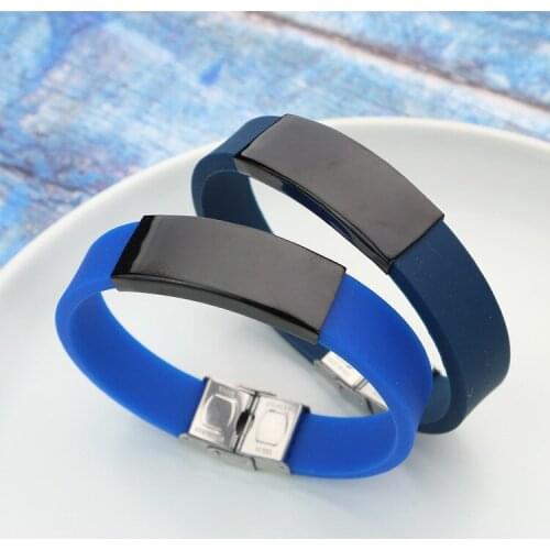 JOINBEAUTY Mens Colorful Sport Wrap Bracelets Bangles New Fashion Decorate Silicone Wristband Bracelet 1PCS Wholesale