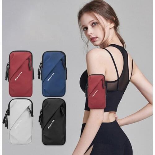 Outdoor mobile phone arm bag arm band breathable waterproof mesh exercise arm band outdoor mobile phone holder