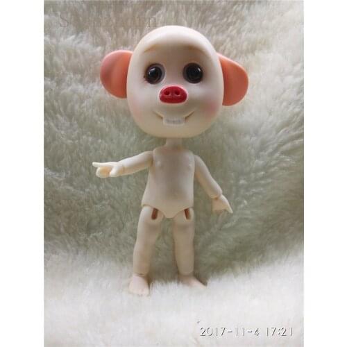 Original BJD doll pig series toys high quality sales free eyes