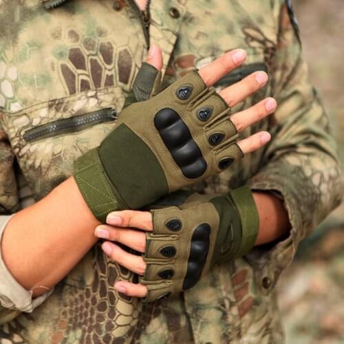 Half Finger Gloves for Fitness Exercise Outdoor Racing Mountain Climbing Millitary Combat Hunter Lover
