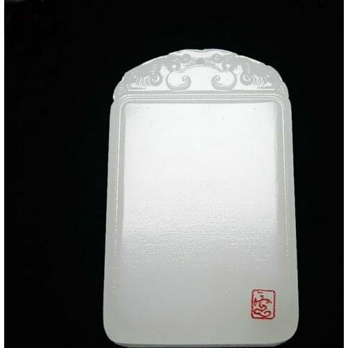 Genuine Natural White Jade Guanyin Pendant Women Men Fashion Charm Jewellery Buddha Jades Donut Pendants Amulet Gifts