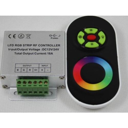 RF Wireless Touching LED Controller;DC12-24V input,max 6A*3channel output