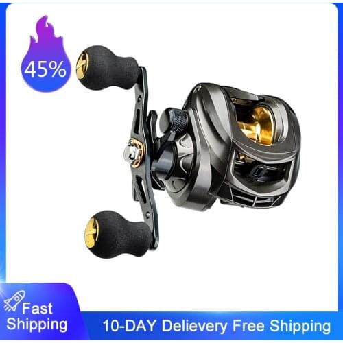 2021 new Metal Spool Baitcasting Fishing Reel 7.2:1 High Speed Gear Ratio 8kg Max Drag Carp Drag Reel Saltwater Fishing Wheel