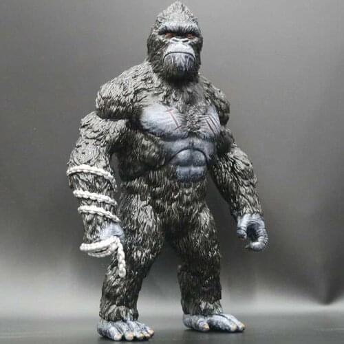 King Kong Statue Animal Figurine Collectible Model Resin Orangutan Sculpture Home Office Desktop Decoration Gift
