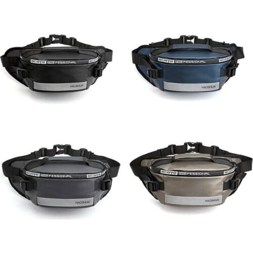 Anti-theft Bum Bag Street Style Phone Pocket Unisex Fashion Fanny Pack Hip Hop Reflective Strip Belt Purse Cool Waist Pouch 2020