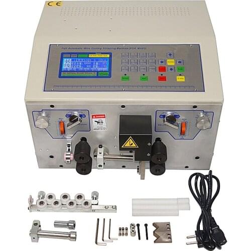 SWT508MAX 4 Wheel drive Wire Stripping Peeling Cutting Machine 500W for Computer automatic wire strip 0.2 to 16mm2