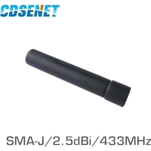 2pc uhf Antenna 433MHz High Gain Omnidirectional SMA Male 2.5dBi Omni Wifi Antennas for Communication CDSENET TX433-JZG-6