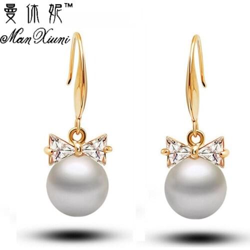 Pearl Earrings oorbellen Drop Earrings For Women brincos Bijoux Pendientes Aros Perla Brincos Plata Earing Fashion Jewelry