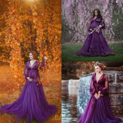 Womens Robe V Neck Long Sleeves Kimono Pregnant Party Night Sleepwear Women Bathrobe Nightgown Prom Bridesmaid Shawel 2020 New