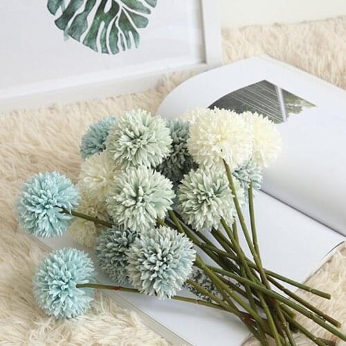 1Pc Artificial Dandelion Thorn Flower Ball DIY Wedding Party Desktop Decoration