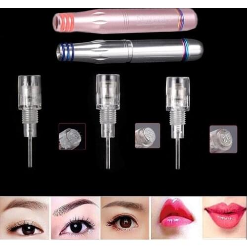 30pcs/lot Permanent Makeup Needles for Premium Charmant V7 Charme Princesse Machine Needlling 8mm Screw Nano Needle Cartridge