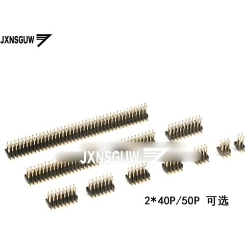 5pcs 1.27mm spacing Double row needle Patch needle 2*40P 2*50P