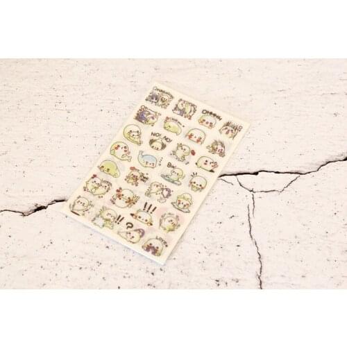 6pcs Cute sea lions pvc Transparent Organizer Calendar Diary Book Planner Sticker Scrapbook Decoration Diary Sticker papeleria