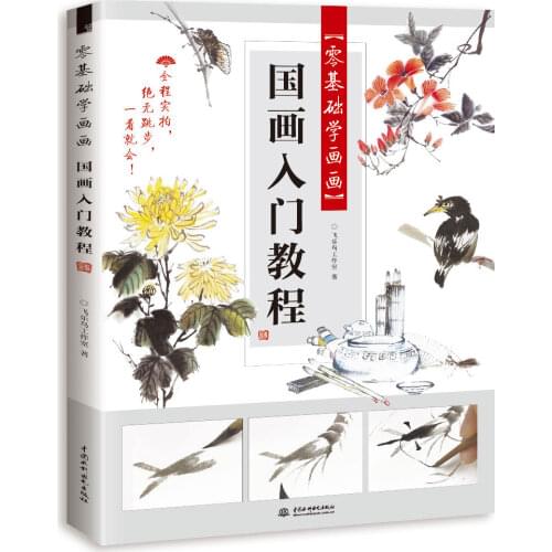 Chinese basic drawing book How to Learn to Draw a Chinese Painting skills for landscape flowers Hand Painted Ink Painting