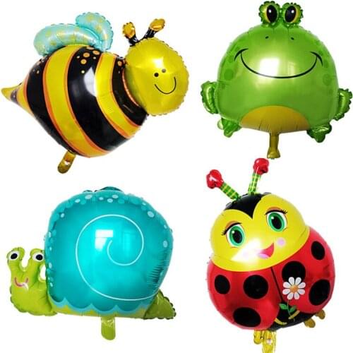 Large ladybug animal balloons cartoon insect bee snail film balloons birthday party decoration room festive party supplies