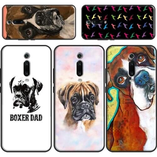 Boxer Dog Case For POCO F3 M3 Pro POCO X3 Pro Coque For Xiaomi Mi 11 Ultra 10T Pro Mi Note 10 Lite
