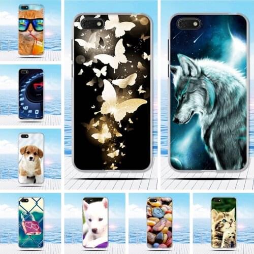 For Huawei Y5 Prime 2018 Case Silicone 3D Paint Soft TPU Back Cover For Huawei Y5 2018 Phone Bag For Honor 7S / play 7 / 7A