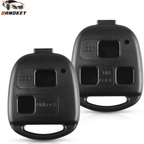 Dandkey 2X Remote Key Shell For For Lexus RX300 ES300 LS400 Toyota RAV4 Land Cruiser YARIS CAMRY Car 2/3 Button Key Case Cover