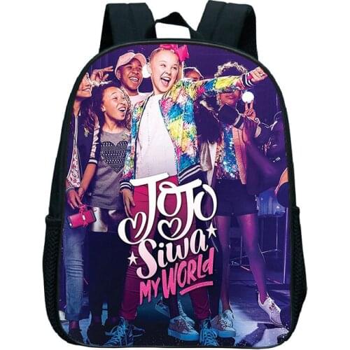 Children School Bags Jojo Siwa Printing Backpack Baby Boys Girls Primary Kindergarten Mochila Preschool Bags Kids Gift