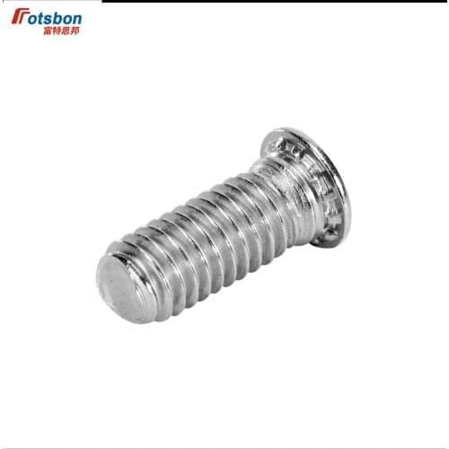 FHS-632-10 Round Head Studs Self-clinching Blind Rivet Protruding Stud Clinch Screw Platen Screws Sheet Metal Panels Vis PCB
