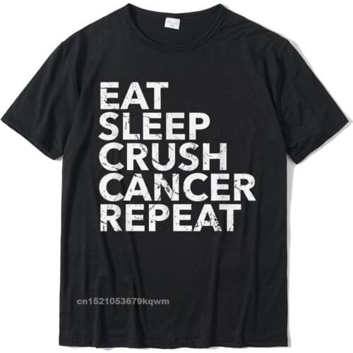 Cancer Survivor Gifts Funny Breast Cancer Awareness T-Shirt Funny Top T-Shirts For Men Cotton Tees Camisa Plain