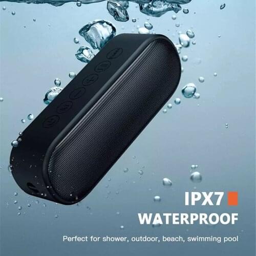 IPX7 Waterproof Shower Speaker Outdoor Portable Subwoofer Stereo Speaker Wireless Bluetooth 5.0 Speaker Home Theater Music Audio