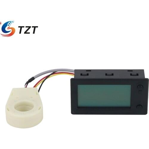 TZT DC 0-300V Battery Monitor Meter Capacity Voltage Ammeter Coulometer + Hall Sensor 200A 50A WLS-PVA200