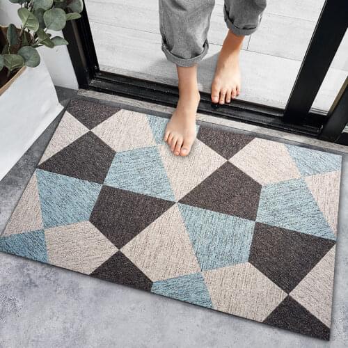 Washable Non Slip Doormat Home Decor Bathroom Water Absorbent Bath Mat Living Room Luxury Rug Indoor Mat Machine Washable Rug