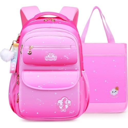 Childs School Bag Set for Girls Primary School Bags Cute Waterproof Kids Bag School Student Children Backpack Satchel Mochila