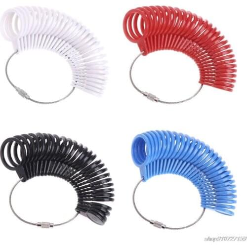 RING SIZE STICK MANDREL FINGER GAUGE RING SIZER SET MEASURING SIZES JEWELRY TOOL Au11 21 Dropshipping