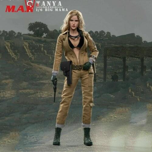 New 1/6 EVA Female Costume Set W/Head Sculpt Model SWtoys FS020 Fit Action Figure For Collection Fans Gift Toys