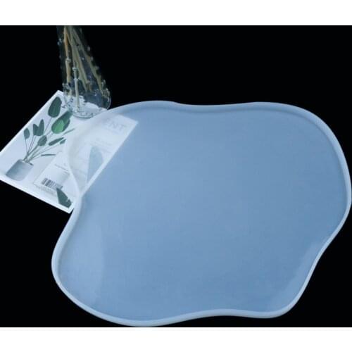 Diy crystal epoxy silicone mold irregular cloud tray handmade mirror silicone Resin mold