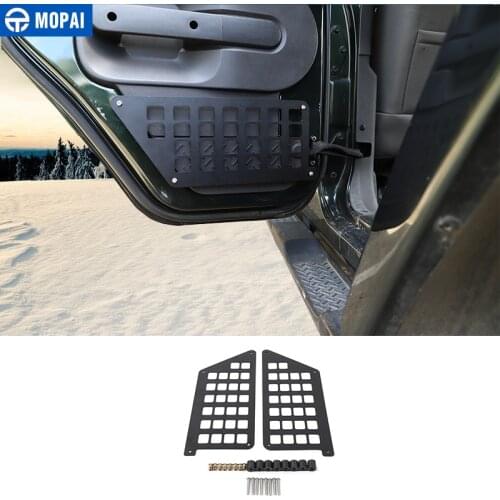MOPAI Rear Racks for Jeep Wangler JK 4 Door Car Rear Door Storage Rack Shelf for Jeep Wangler 2007 2008 2009 2010 Accessories