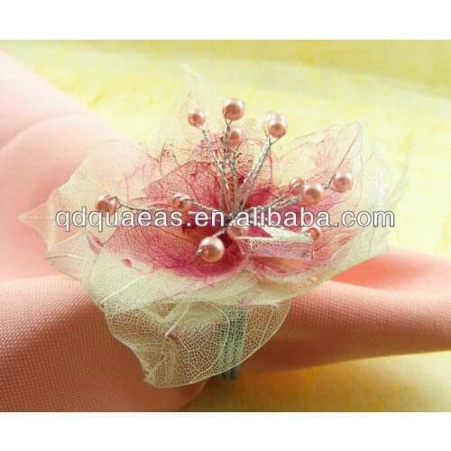 Diamond napkin ring wedding