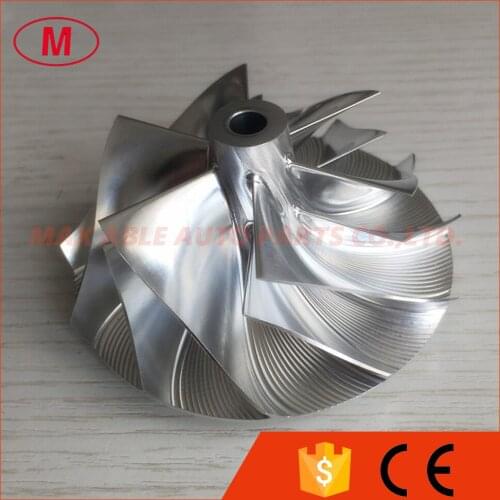 T04S 58.10/76.07mm turbo Billet/aluminum 2618/milling compressor wheel for racing
