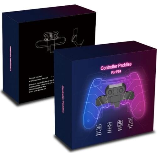 Extended Gamepad Back Button Attachment Joystick Rear Button With Turbo Key Adapter For PS4 Game Controller Accessories J60A