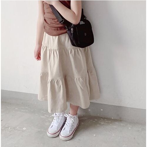 2021 Wholesale New Girls Skirt Spring Cotton Fashion Girls Skirts 2-8 years QM128