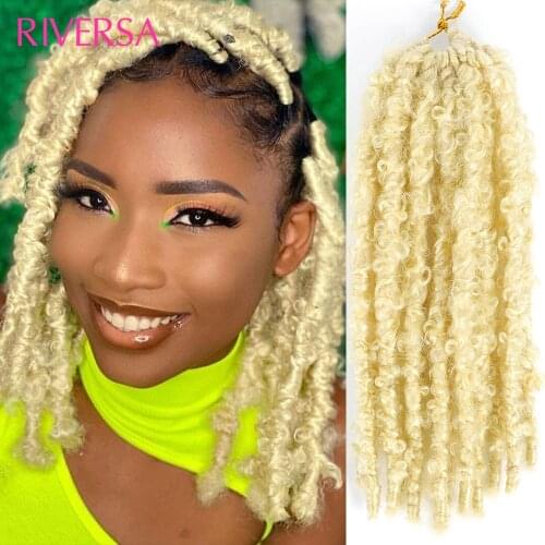 Distressed Butterfly Locs Crochet Hair Synthetic Braiding Hair Faux Locs Crochet Braids Pre looped Messy Meches Locks Butterfly