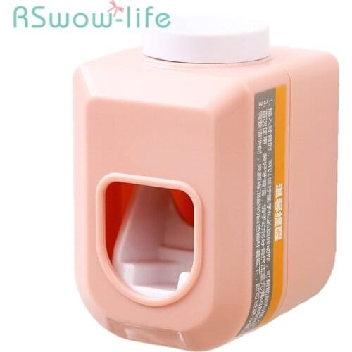 1PC Automatic Toothpaste Squeezer Hand Free Tooth Paste Squeezing Dispenser Easy Press Toothpaste Holder Bathroom Tools