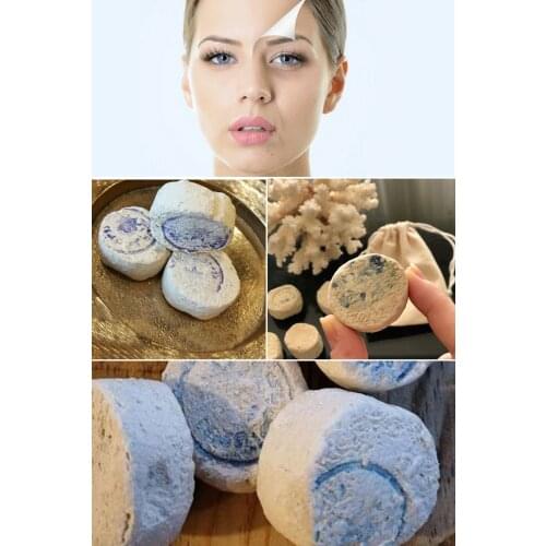 6 Adet Ruşur Taşı (sefidab) Mühürlü Doğal Peeling Rusur sivilce yara izi kaldırma taş cilt yumuşatıcı sivilce tedavisi An